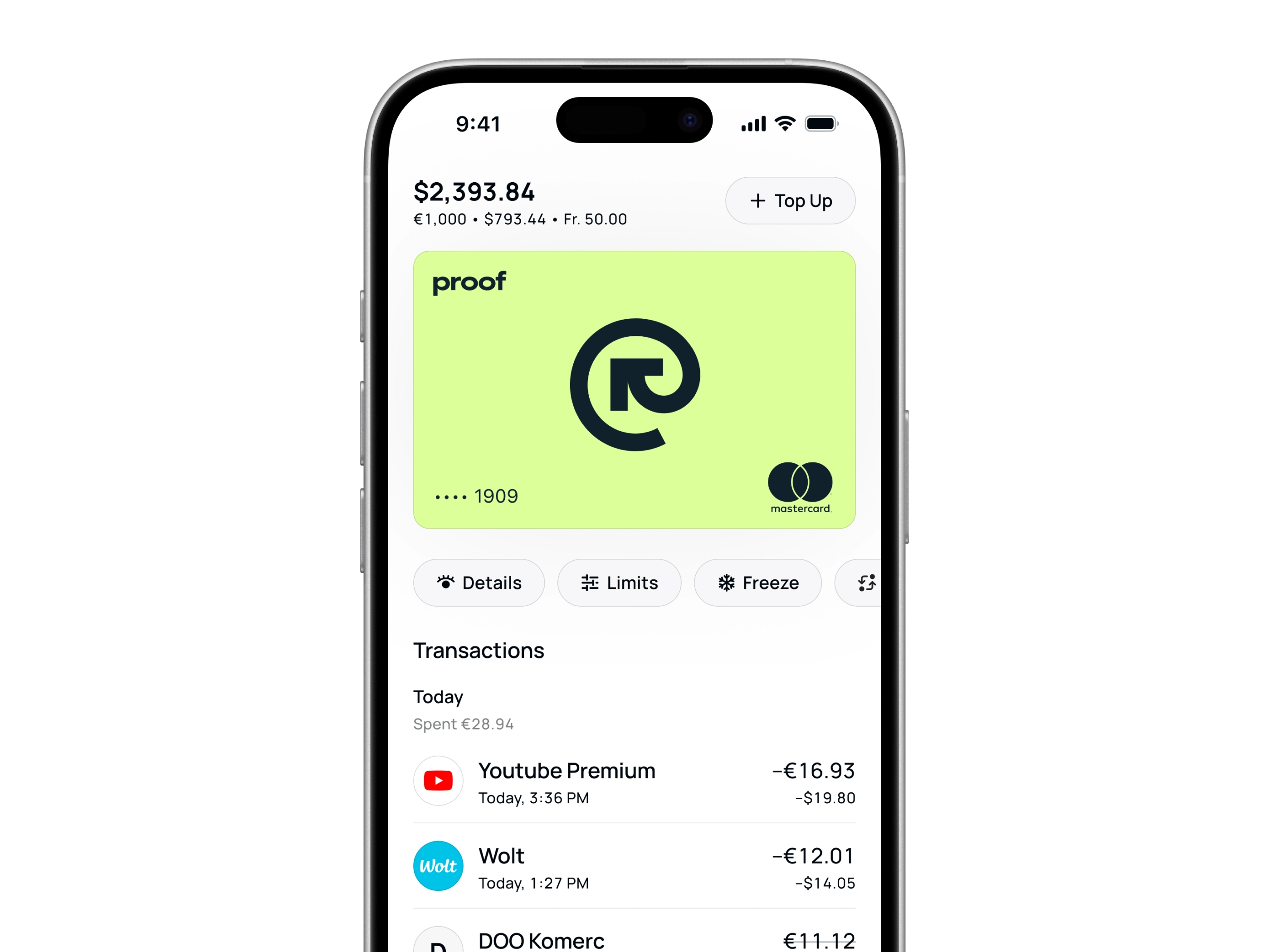 Multi-currency Card and Wallet, 0 → 1